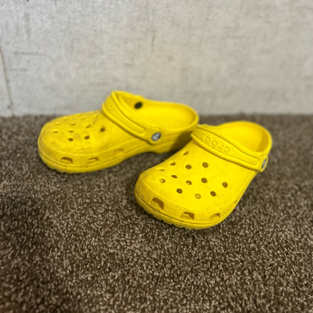 yellow crocs